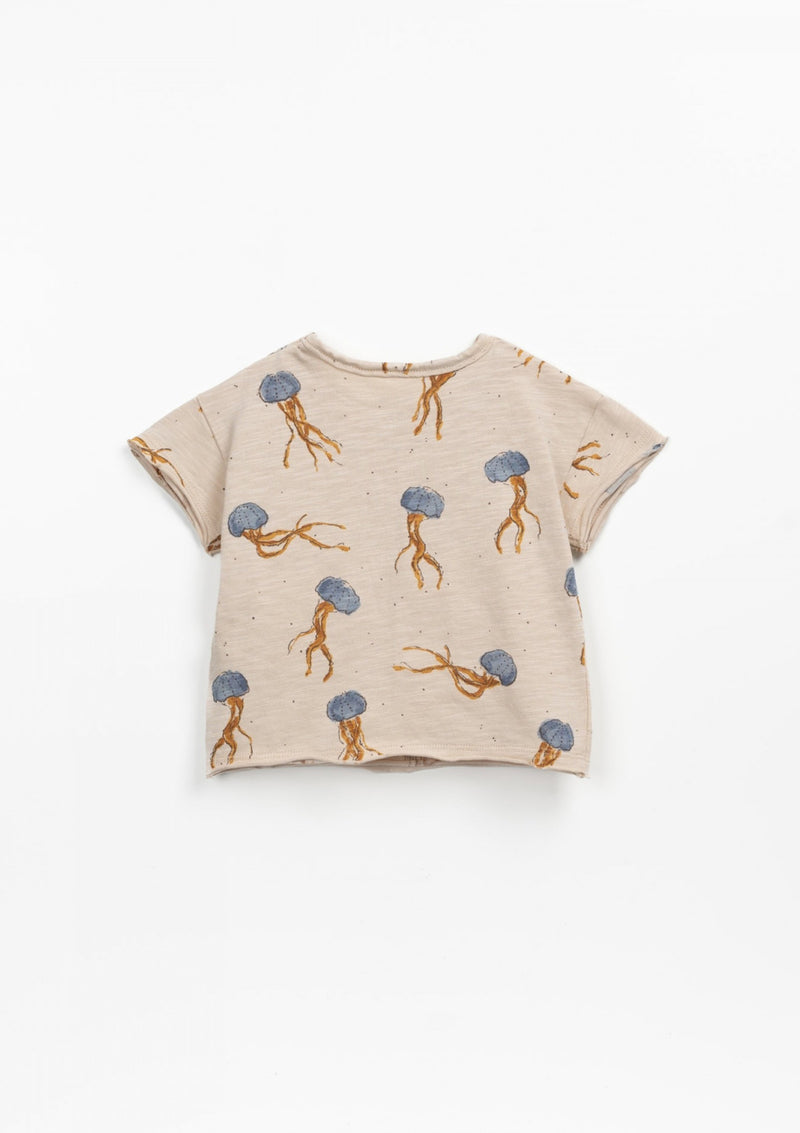 T-shirt with shoulder opening | Textile Art - PLAYUP