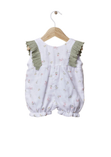 Floral print jumpsuit with knitted detail | HELLO LITTLE MOTHER LOVE - WEDOBLE