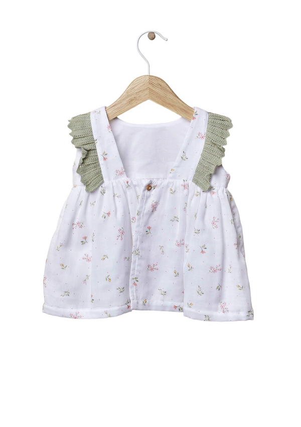 Floral print dress with knitted detail | HELLO LITTLE MOTHER LOVE - WEDOBLE