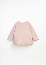 T-shirt with frill insert on the bottom | Wooden Memories - PLAYUP