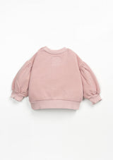 Sweater in a mixture of cotton and organic cotton | Wooden Memories - PLAYUP