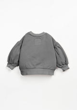 Sweater in a mixture of cotton and organic cotton | Wooden Memories - PLAYUP