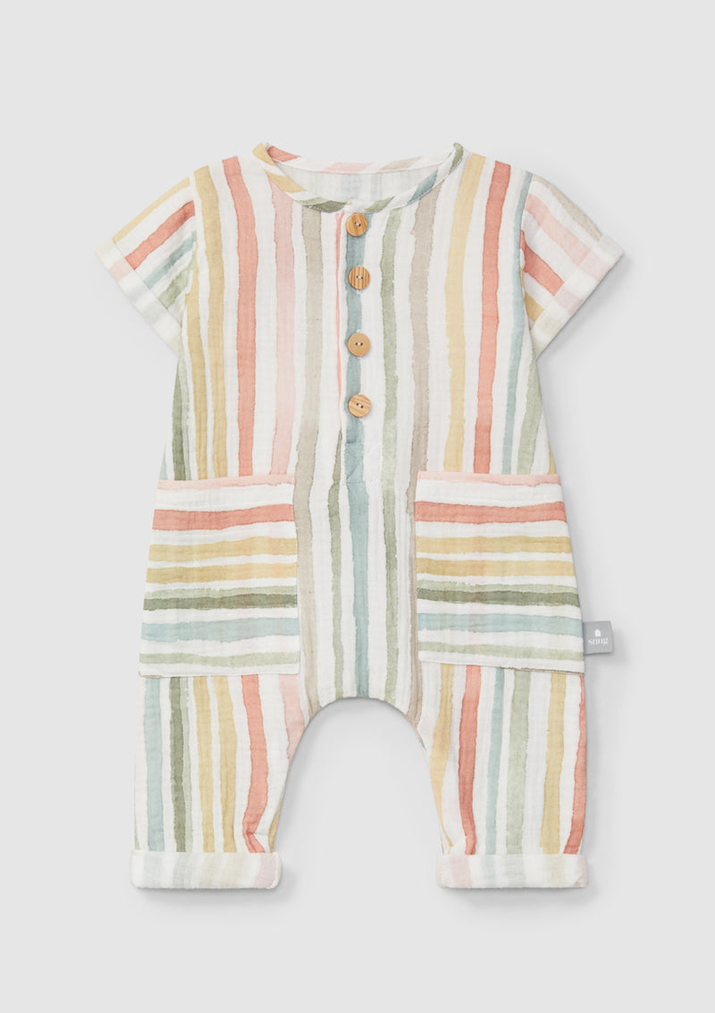 Multi-colour striped jumpsuit - SNUG