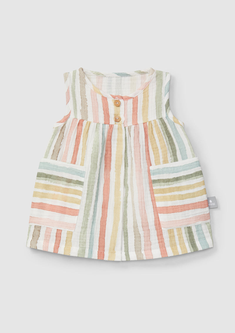 Multi-colour striped dress - SNUG