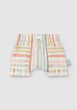 Multi-colour striped pull-up shorts - SNUG