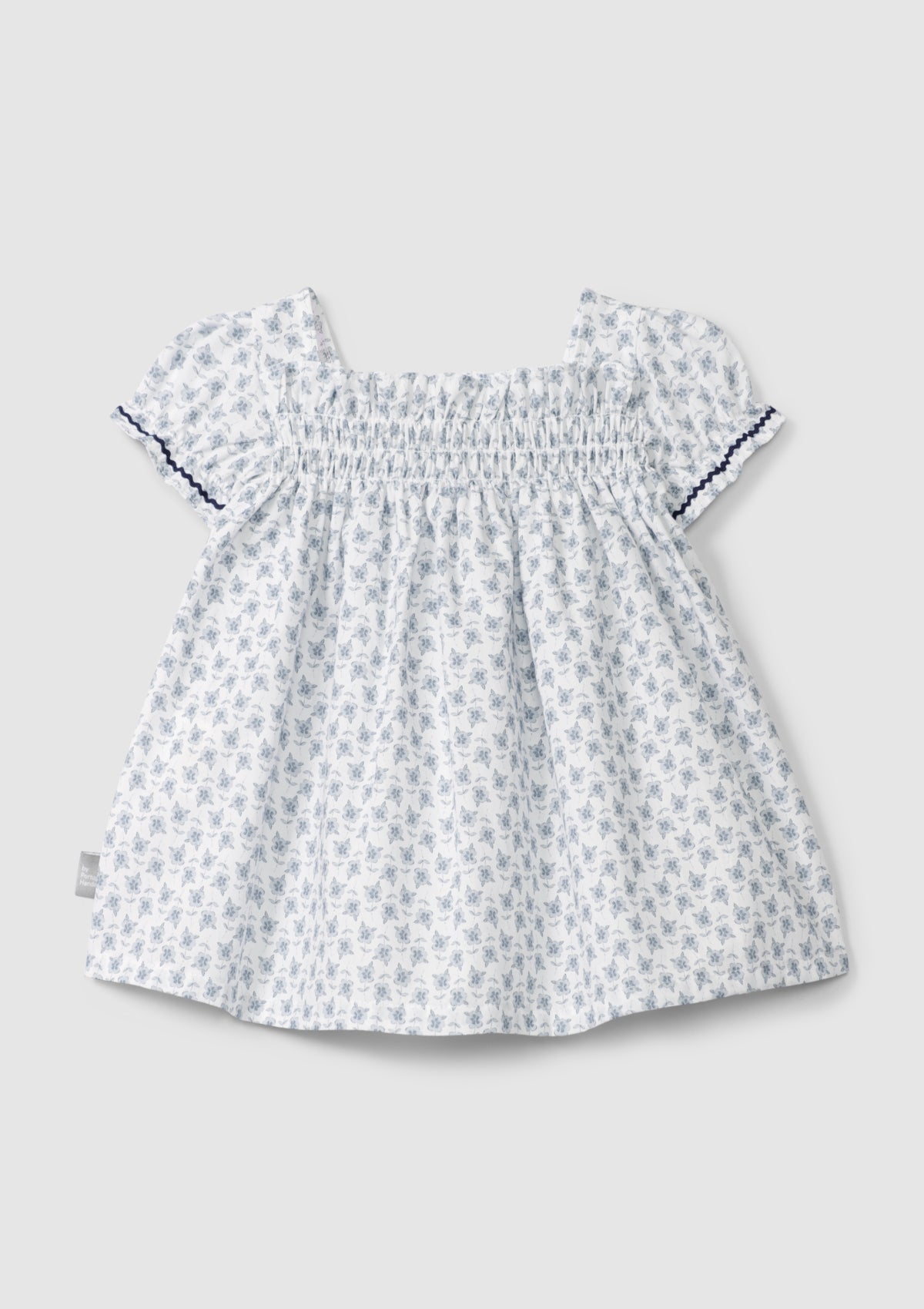 Vestido flores com detalhe de espiguilha - SNUG