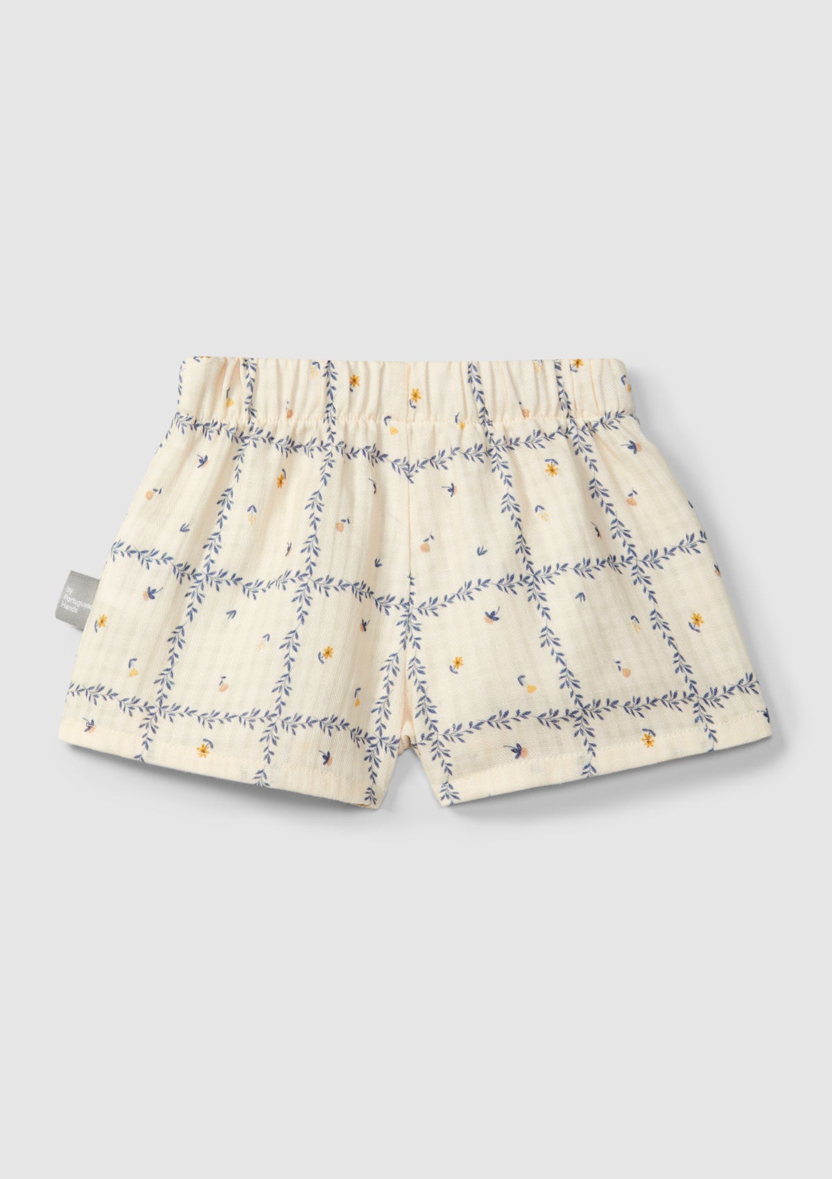 Calções pull-up algodão texturado estampado - SNUG