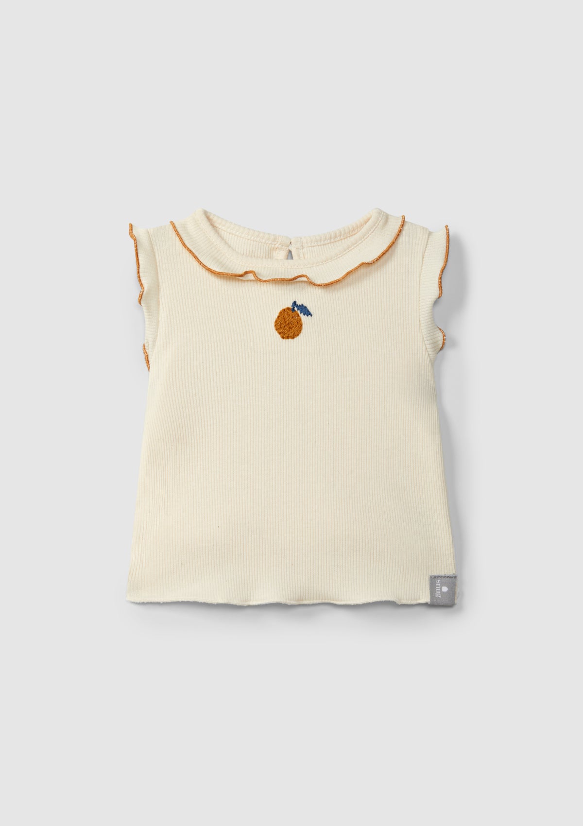 Singlet malha canelada com bordado - SNUG
