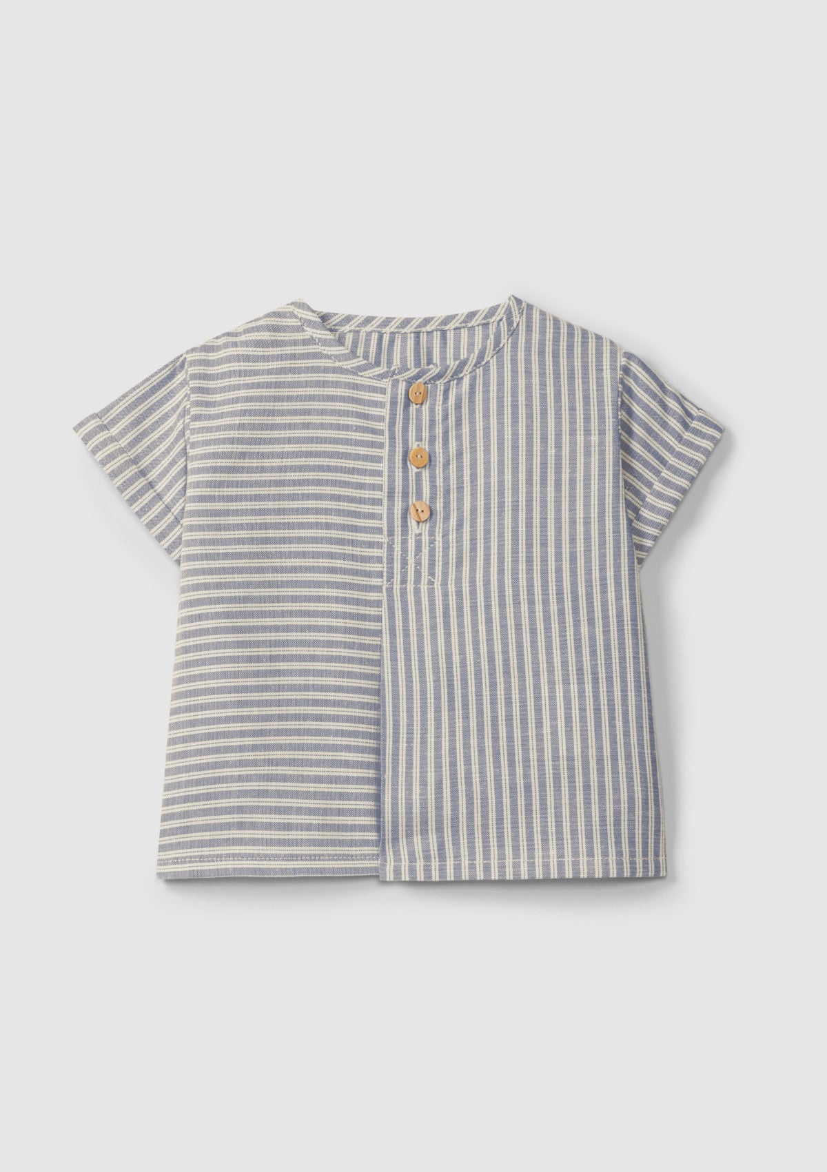 Camisa em tecido de riscas - SNUG