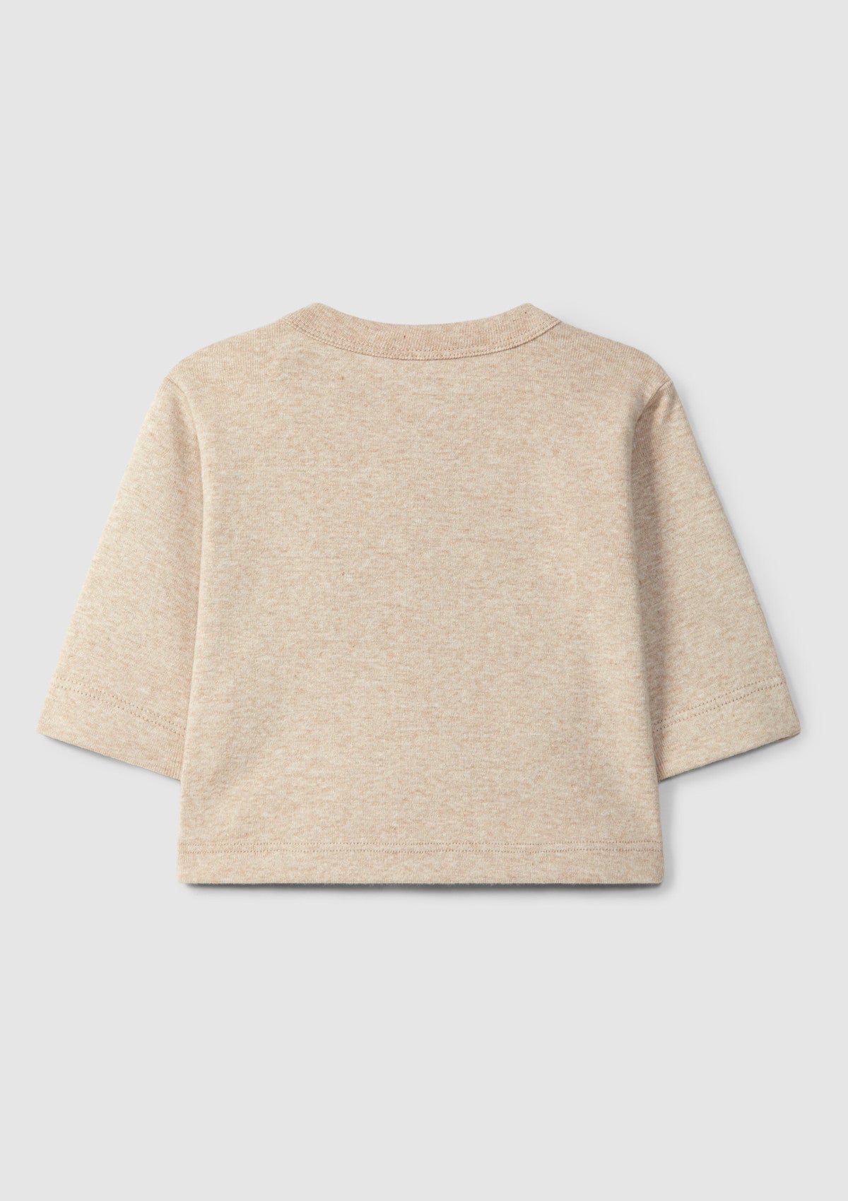 Longsleeve em algodão com bordado "be super nice" - SNUG