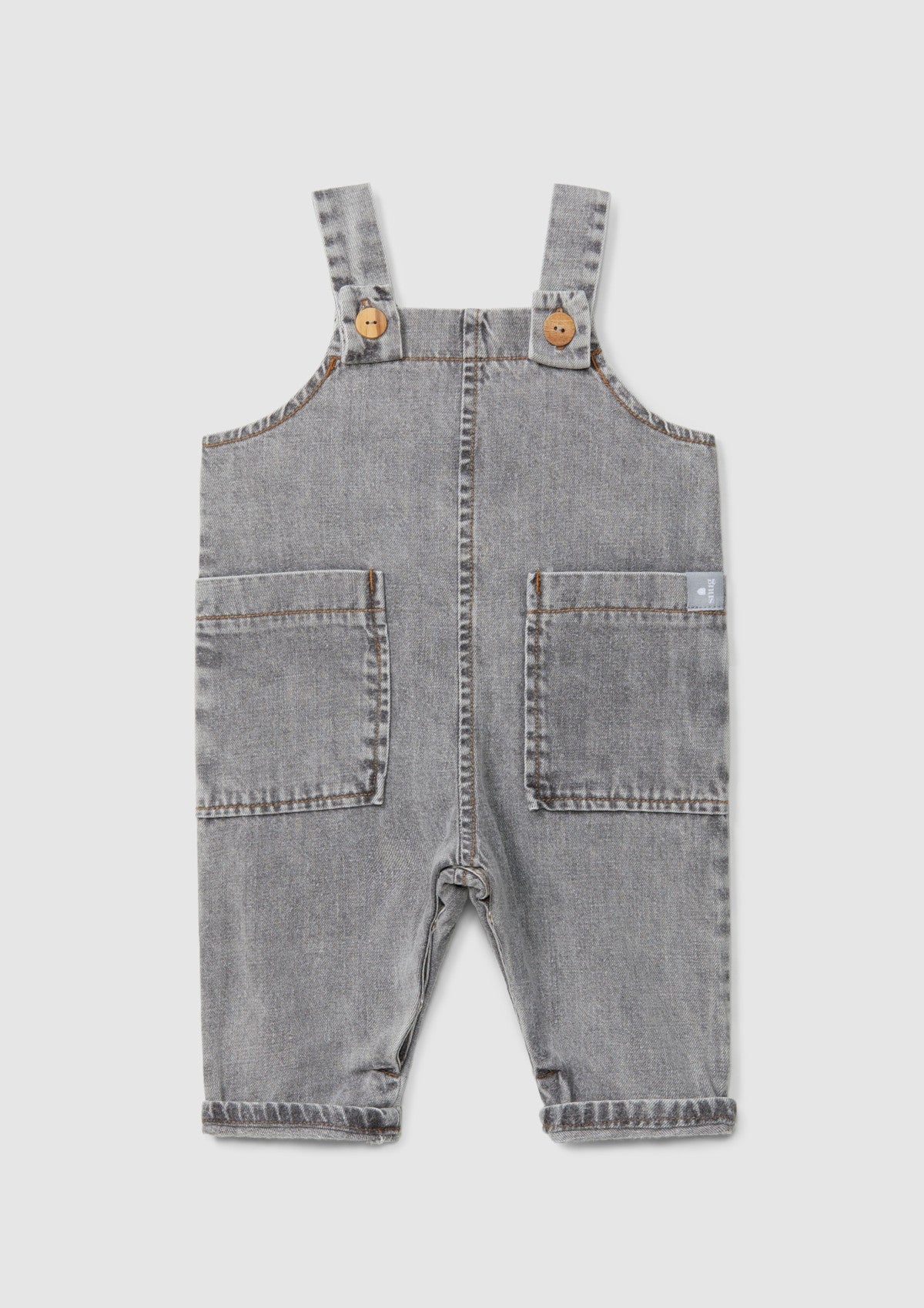 Jardineiras em denim de algodão orgânico - SNUG