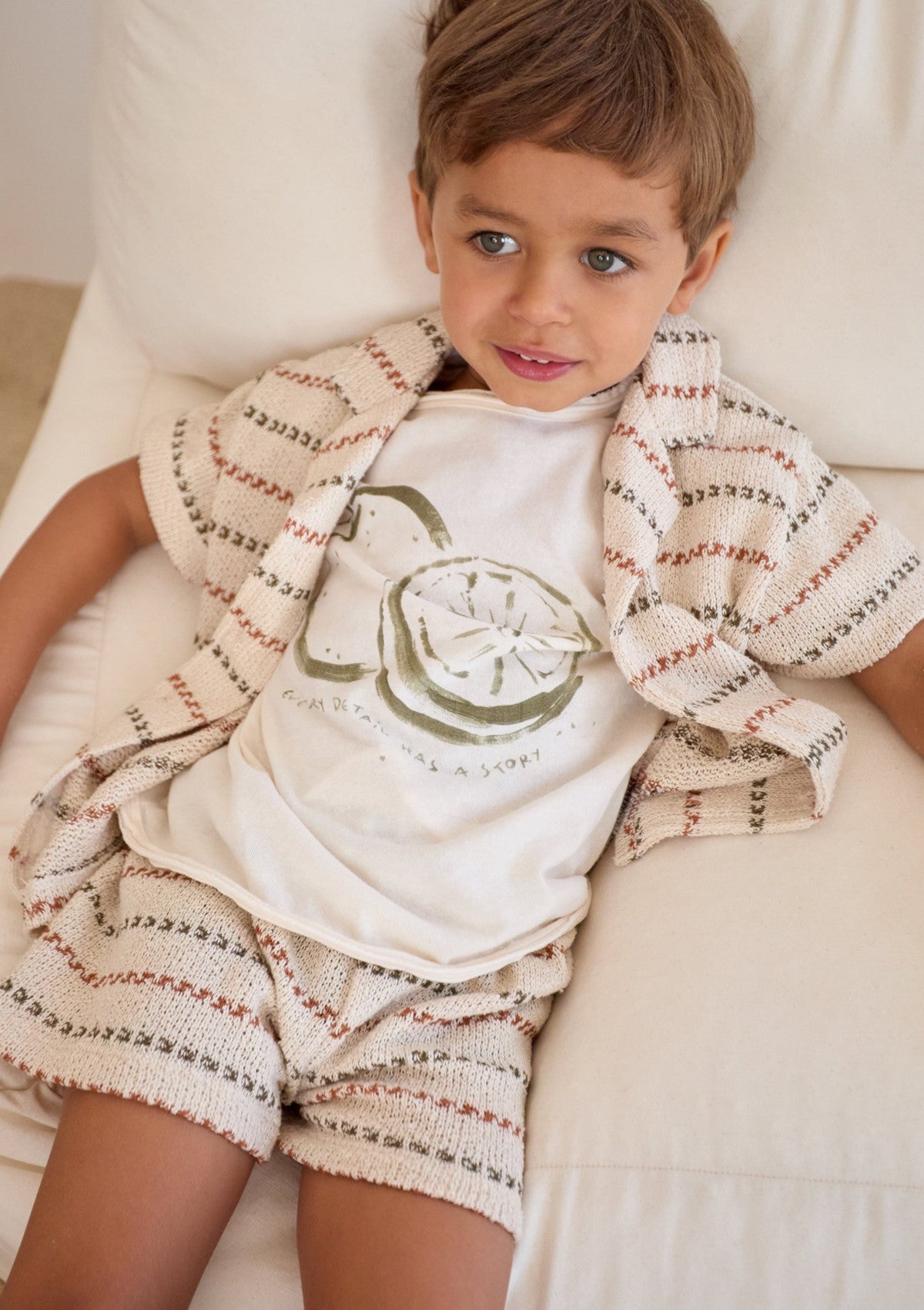 Camisa de malha com padrão de riscas - PLAYUP