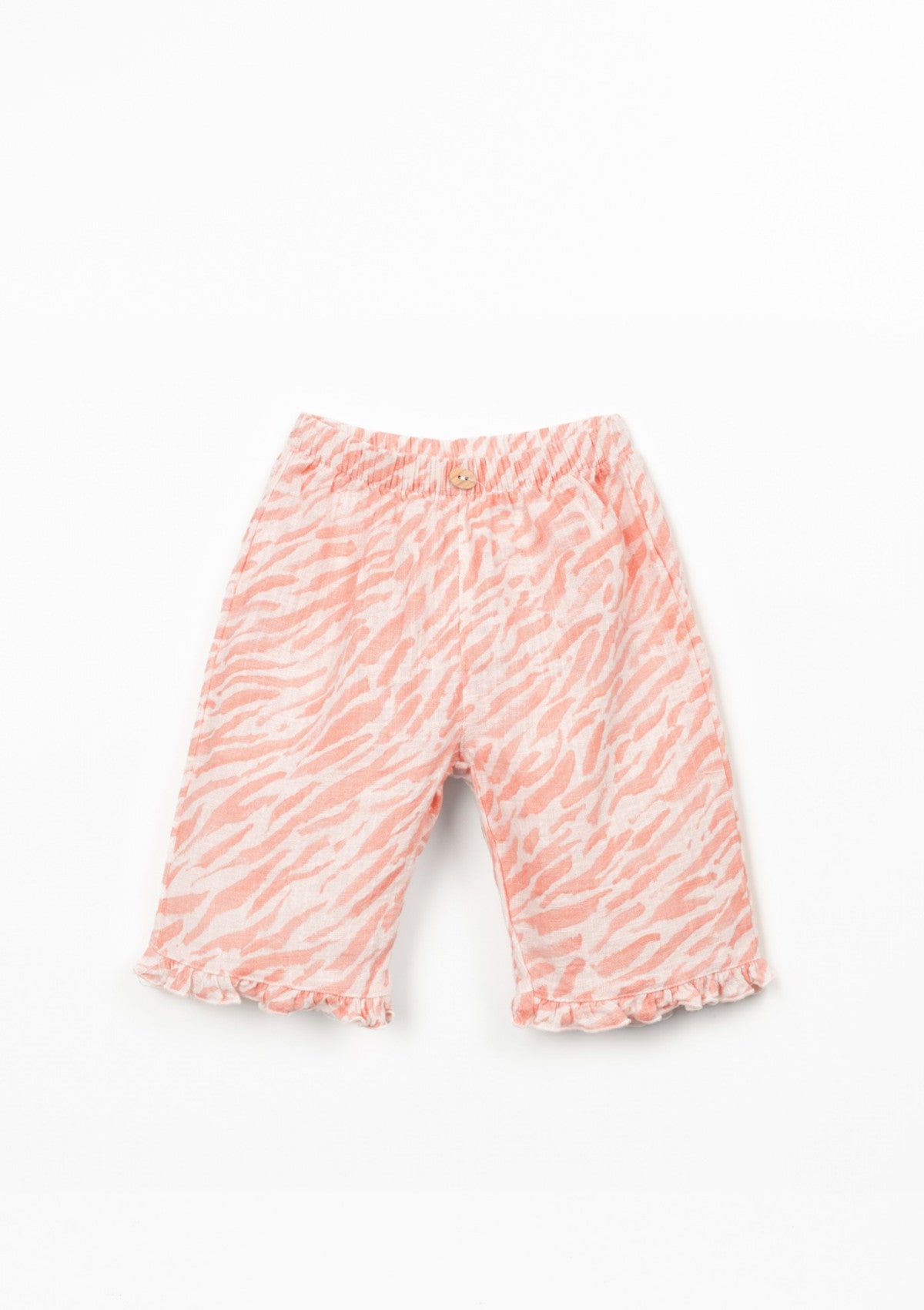 Calça com botão de coco decorativo - PLAYUP