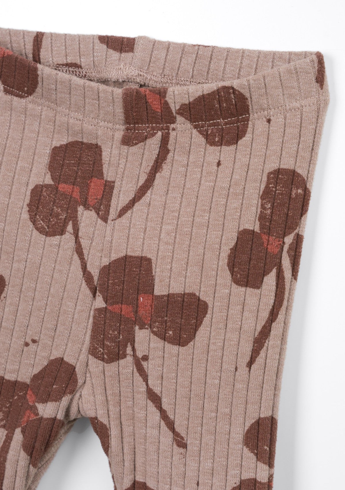 Leggings em algodão reciclado e poliéster com cintura elástica e estampado - PLAYUP