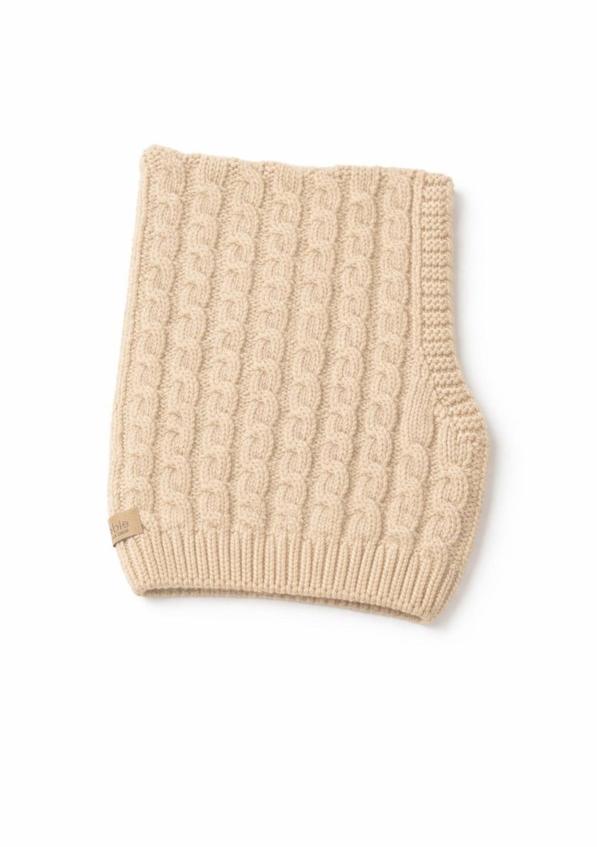 Gorro passa-montanhas tricotado em lã merino | SWEET AUTUMN - WEDOBLE