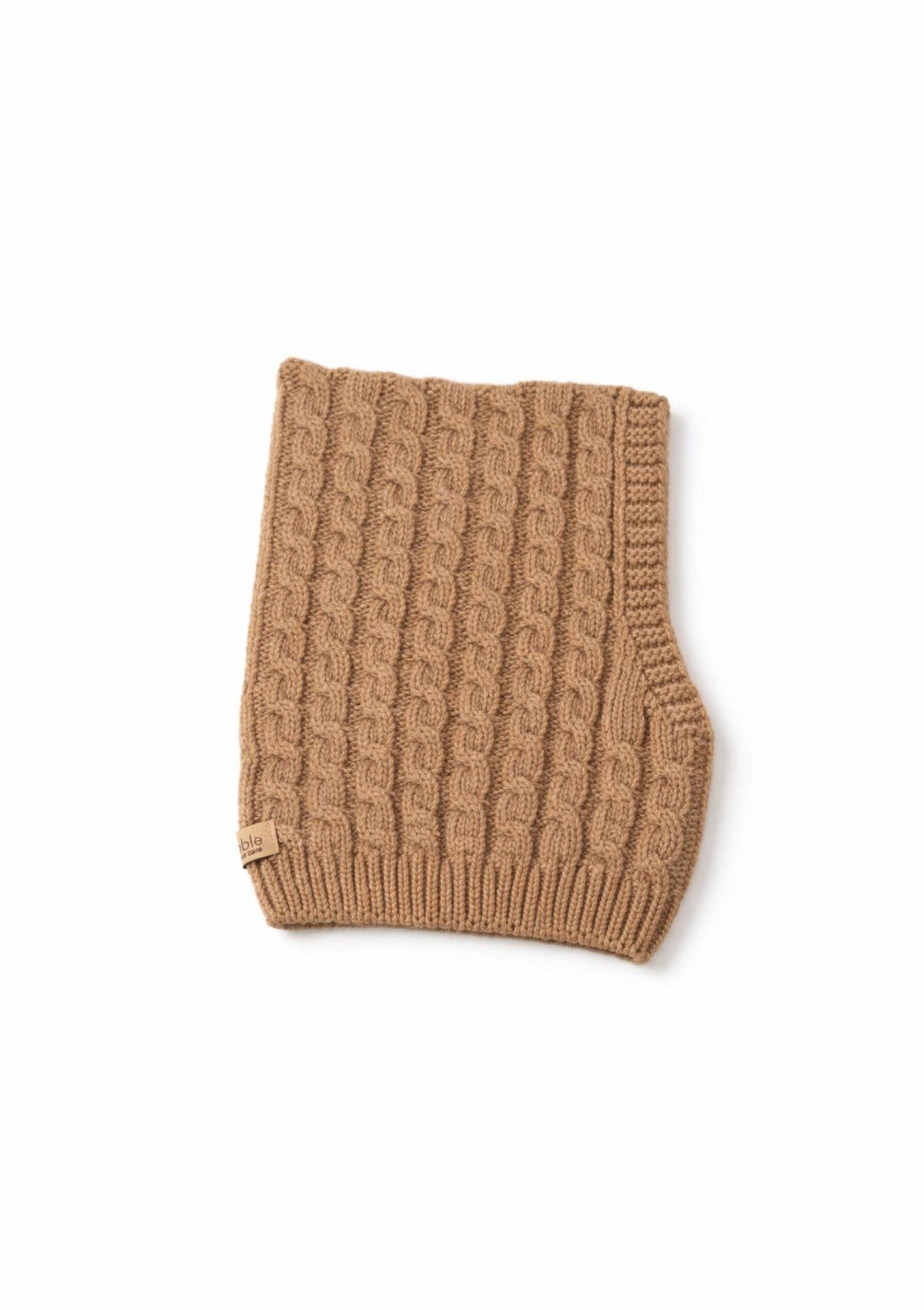 Gorro passa-montanhas tricotado em lã merino | SWEET AUTUMN - WEDOBLE