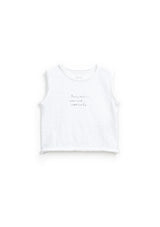 T-shirt with lettering on the front | Textile Art - PLAYUP