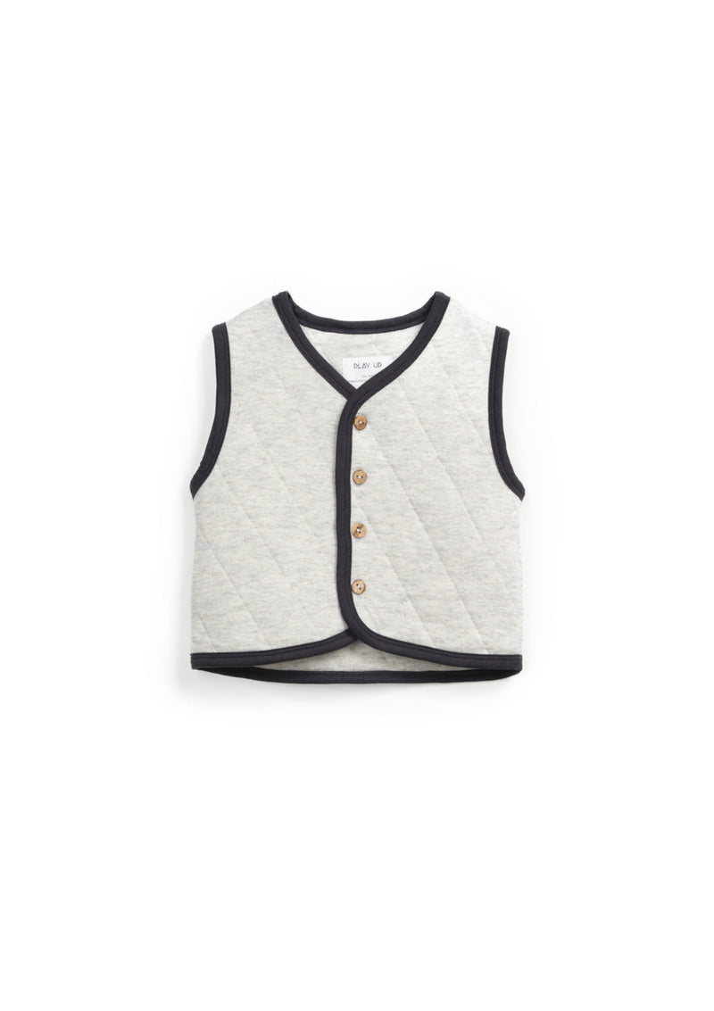 Vest with coconut buttons | Wooden Memories