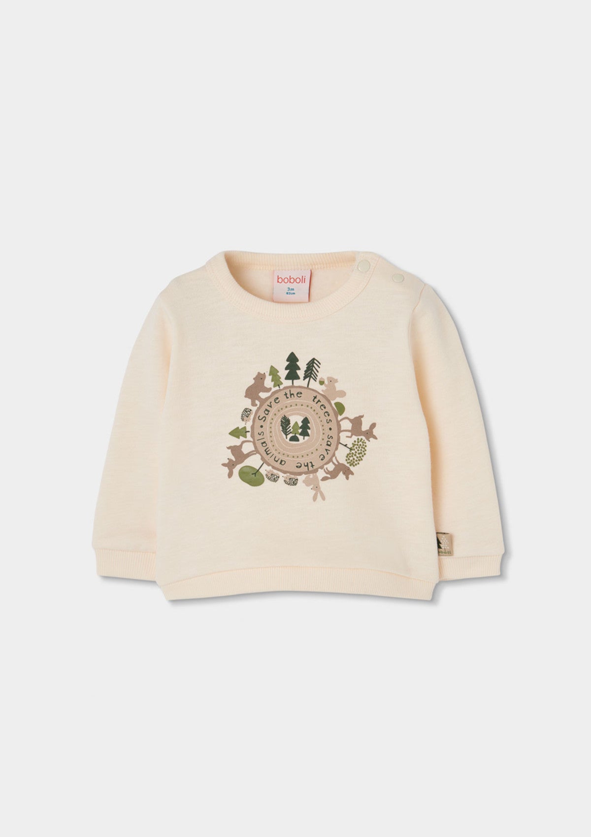 Conjunto com estampa "save the animals" - BOBOLI