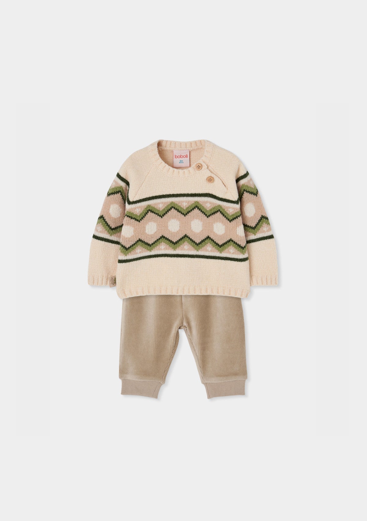 Conjunto em tecido jacquard - BOBOLI