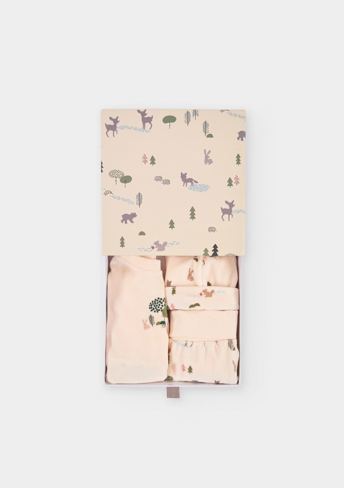 Conjunto com estampa animal da floresta - BOBOLI