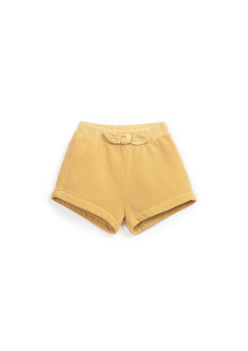 Jersey stitch shorts in a mixture of natural fibres | Textile Art - PLAYUP