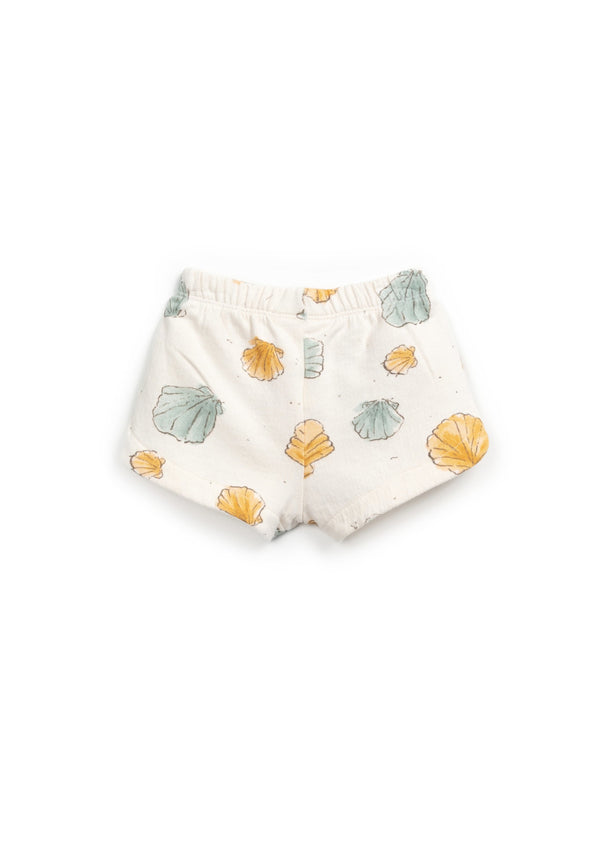 Shorts with shells print | Textile Art - PLAYUP