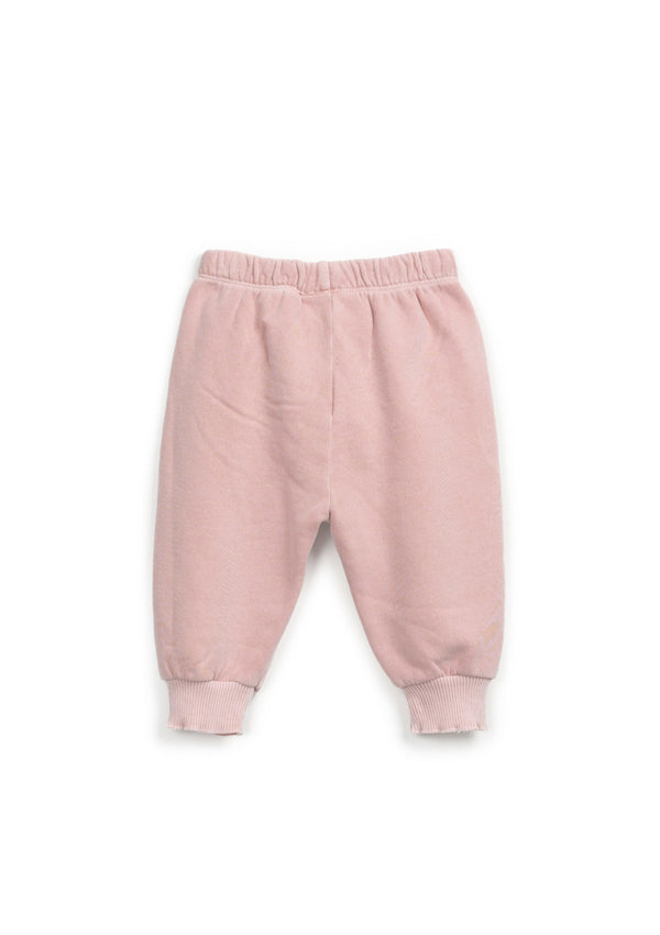 Jersey pants with decorative drawstring | Wooden Memories - PLAYUP