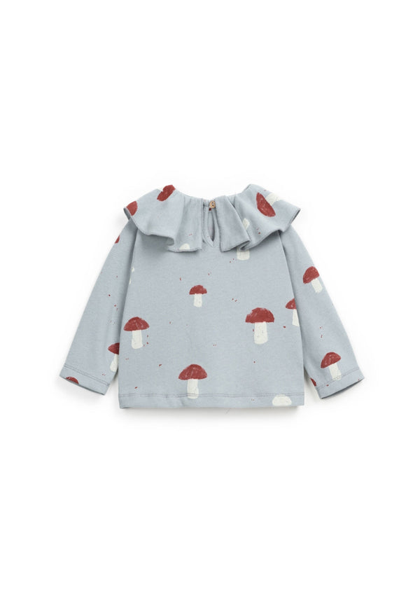 T-shirt with mushroom print | Wooden Memories - PLAYUP