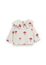 T-shirt with mushroom print | Wooden Memories - PLAYUP