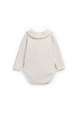 Ribbed bodysuit | Wooden Memories - PLAYUP