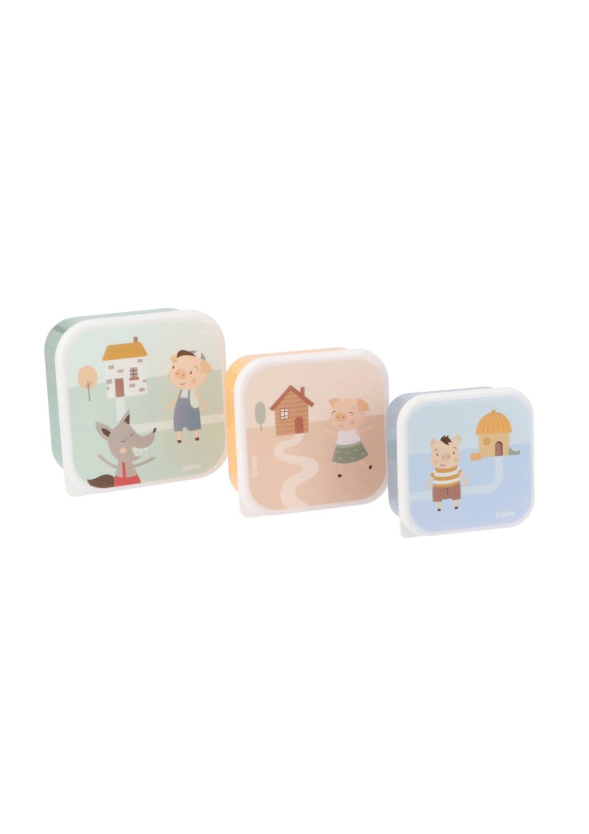3 Lancheiras The Three Little Pigs - TUTETE