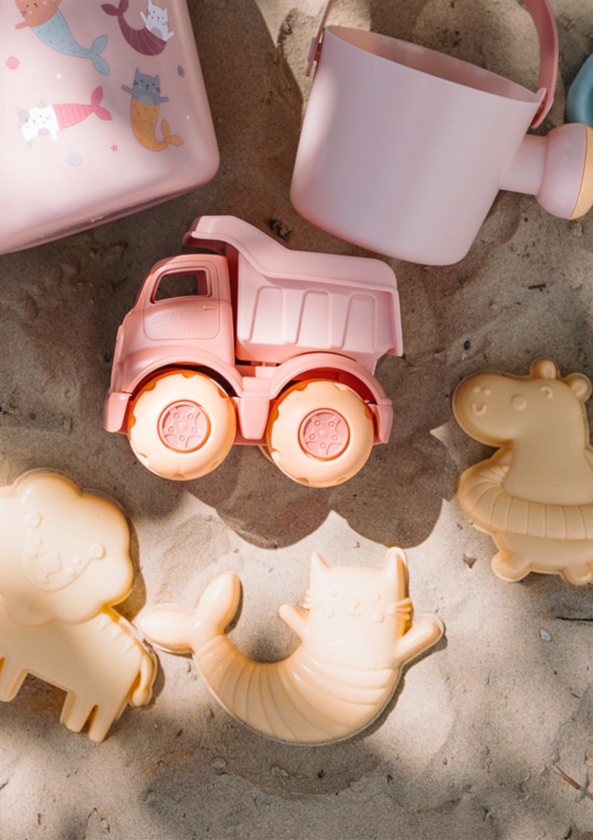 Conjunto de brinquedos de praia com gatos sereias - Monnëka