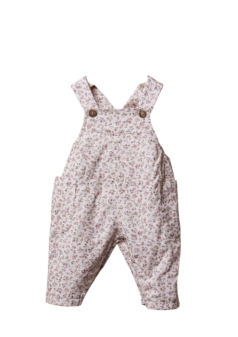 Floral cotton dungarees | TONES OF GARDENS IN WINTER - WEDOBLE