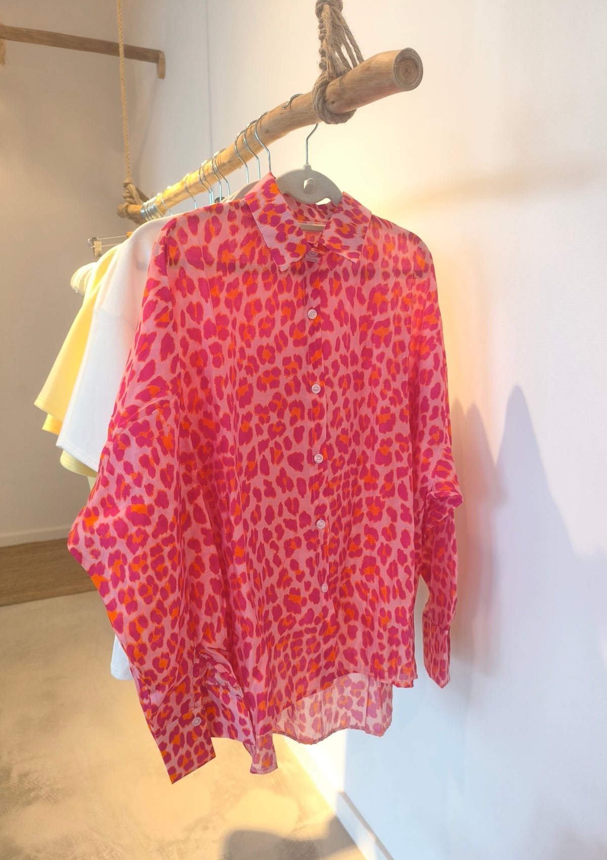 NEON ANIMAL PRINT SHIRT - SAYBOHO