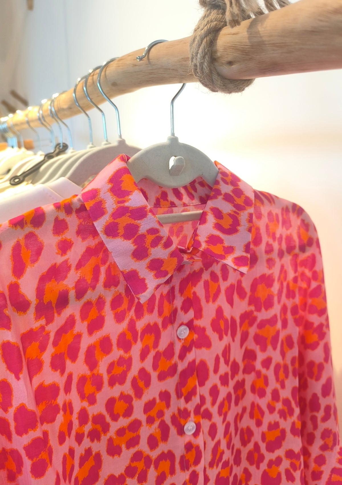 NEON ANIMAL PRINT SHIRT - SAYBOHO