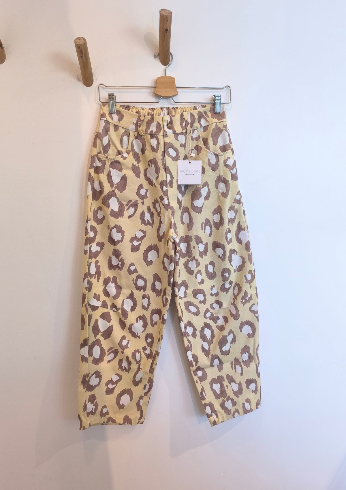 YELLOW TIGER STRIPED PANTS - SAYBOHO