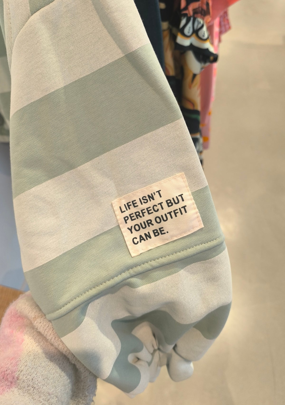 LONG SLEEVE STRIPED SWEATSHIRT - SAYBOHO