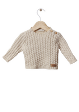 Long-sleeved cable knit sweater | LOVING WINTER - WEDOBLE