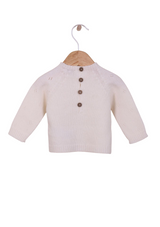 Sweater knitted in wool | TONES OF GARDENS IN WINTER - WEDOBLE