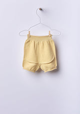 Shorts knitted in organic cotton | SUMMER IN THE VILLAGE - WEDOBLE