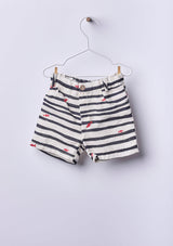 Shorts in linen | NAVY CODE - WEDOBLE