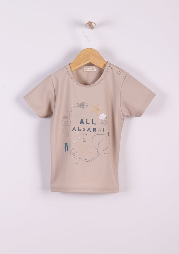 All aboard! t-shirt | I LOVE THE SEA - WEDOBLE