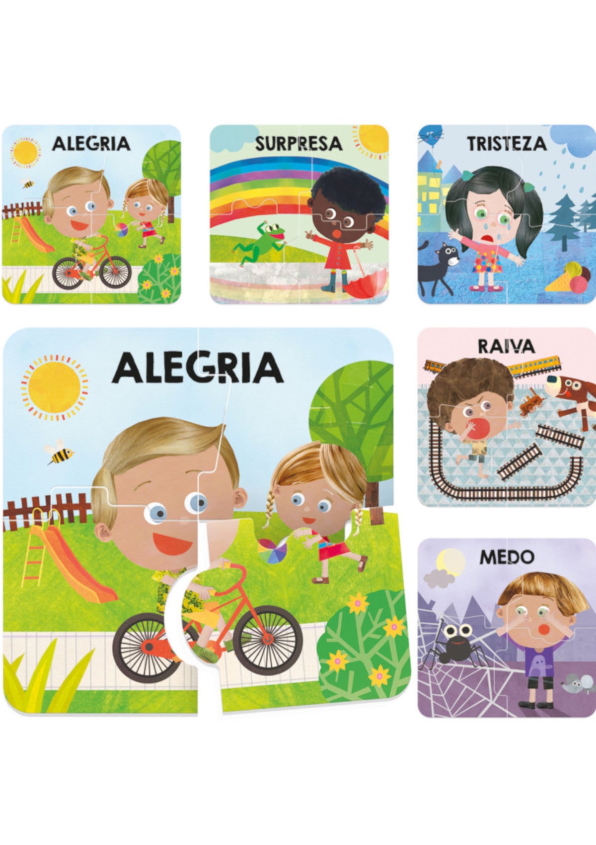 PRIMEIROS PUZZLES - EMOÇÕES