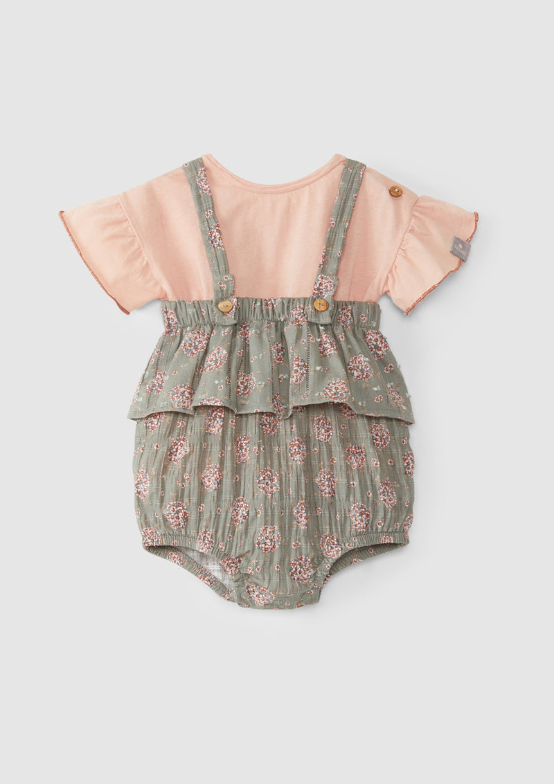 Floral print shortie and T-shirt set - SNUG