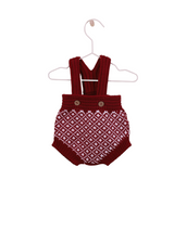 CHRISTMAS EVE shoulder straps knitted shorts - WEDOBLE