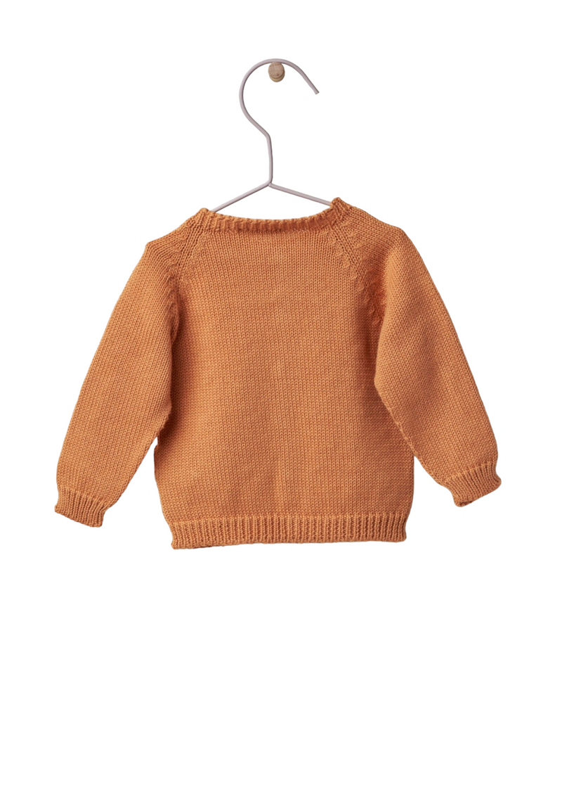 Cardigan knitted in cotton | NAMIB DESERT - WEDOBLE