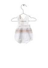 Shoulder straps shortie knitted in organic cotton | MOTHER'S LOVE - WEDOBLE