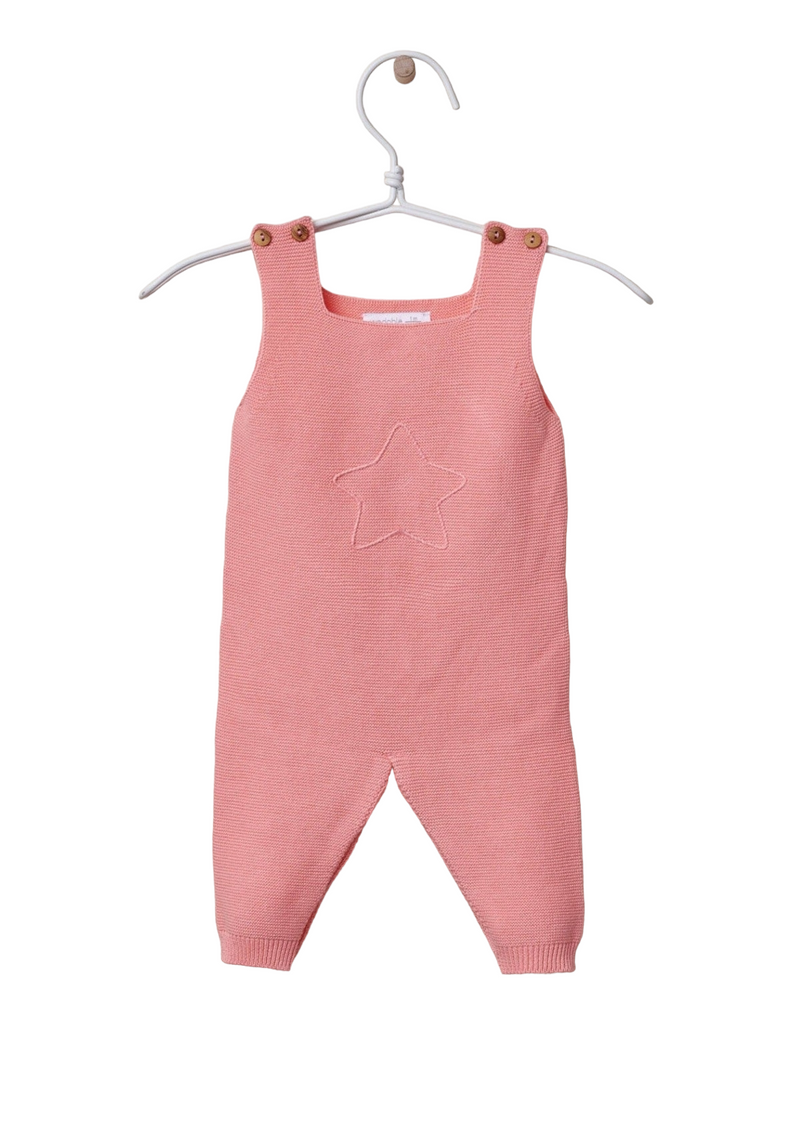 Cotton knitted dungarees | NEON - WEDOBLE