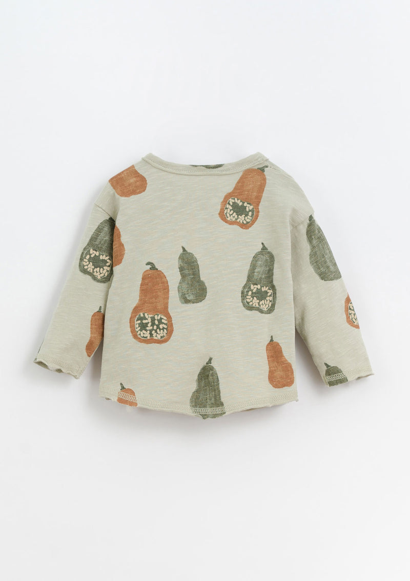 Organic cotton T-shirt in with print | Culinary - PLAYUP